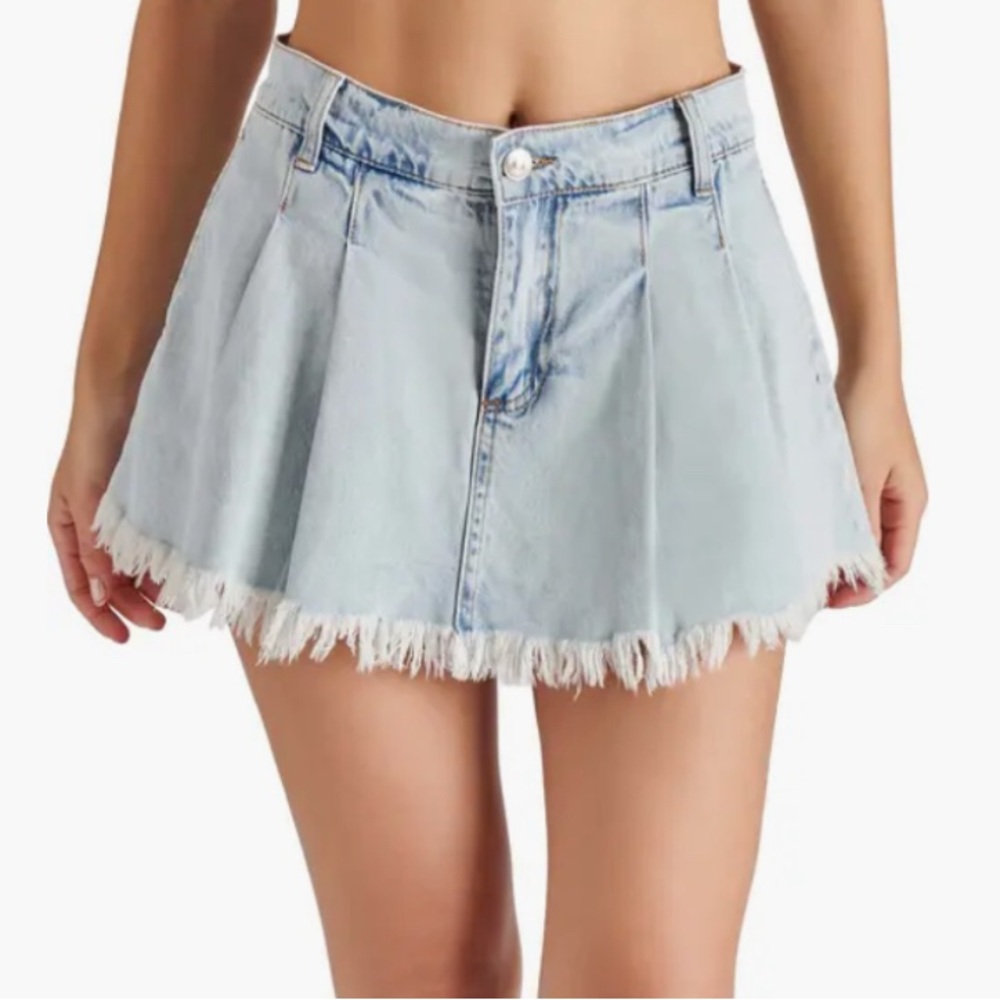 STEVE MADDWN JEANS DENIM SKIRT SZ 26 mini Y2K